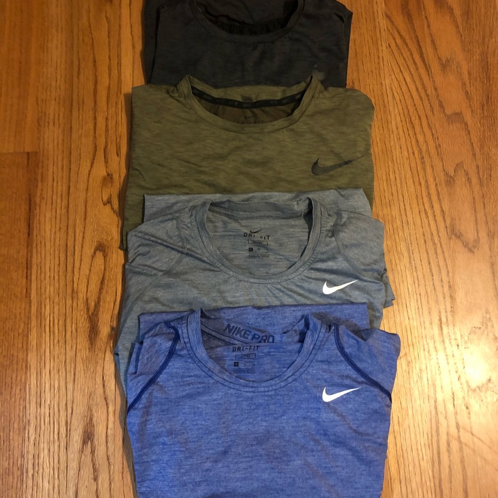 Nike dry fit tshirts (4 pack) XL